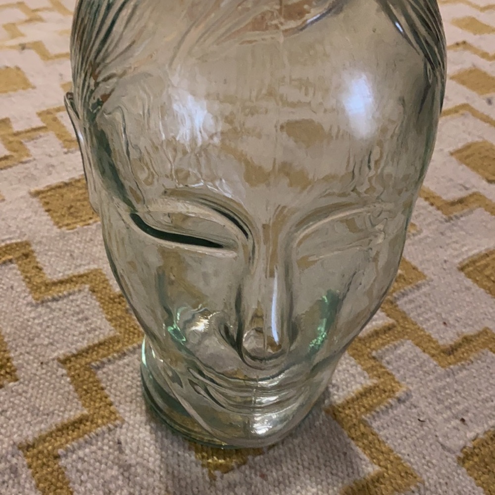 Vintage Glass Mannequin Head